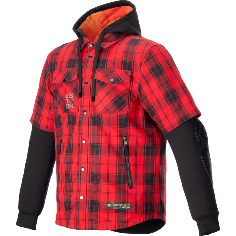 ALPINESTARS MO.ST.EQ Tartan Jacket – Red/Black