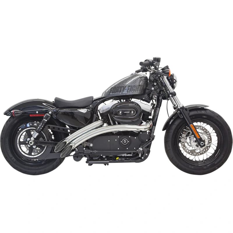 BASSANI XHAUST Radial Sweeper Exhaust – Chrome – ’14-’19 SPORTSTER MODELS