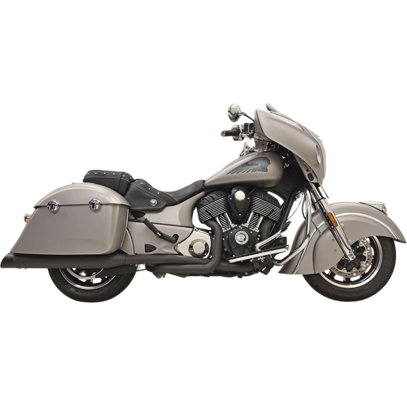 BASSANI XHAUST True Dual Exhaust – Black – ’14-’19 INDIAN