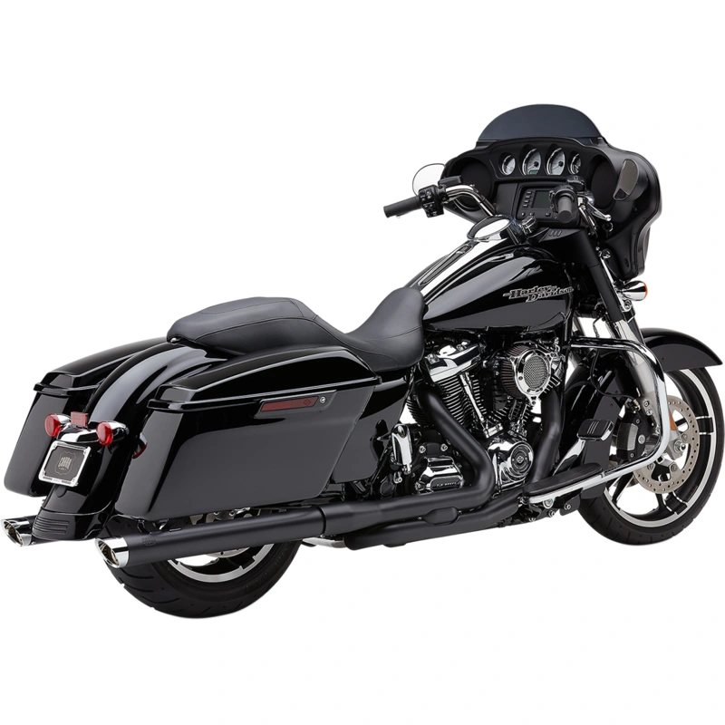 COBRA 3″ Mufflers – Black – ’17-’20 Bagger