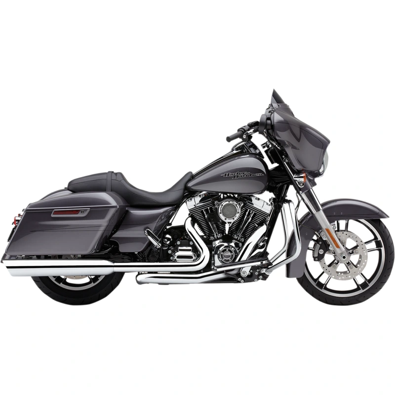 COBRA 909 4″ Mufflers – Chrome – ’95-’16 Bagger