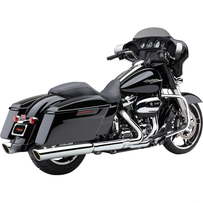 COBRA 909 Slip-On Mufflers for FL – Chrome