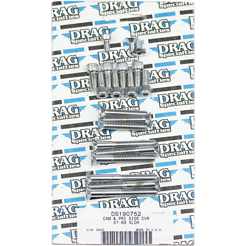 Drag Specialties Camshaft/Primary Cover Socket-Head Bolt Kit