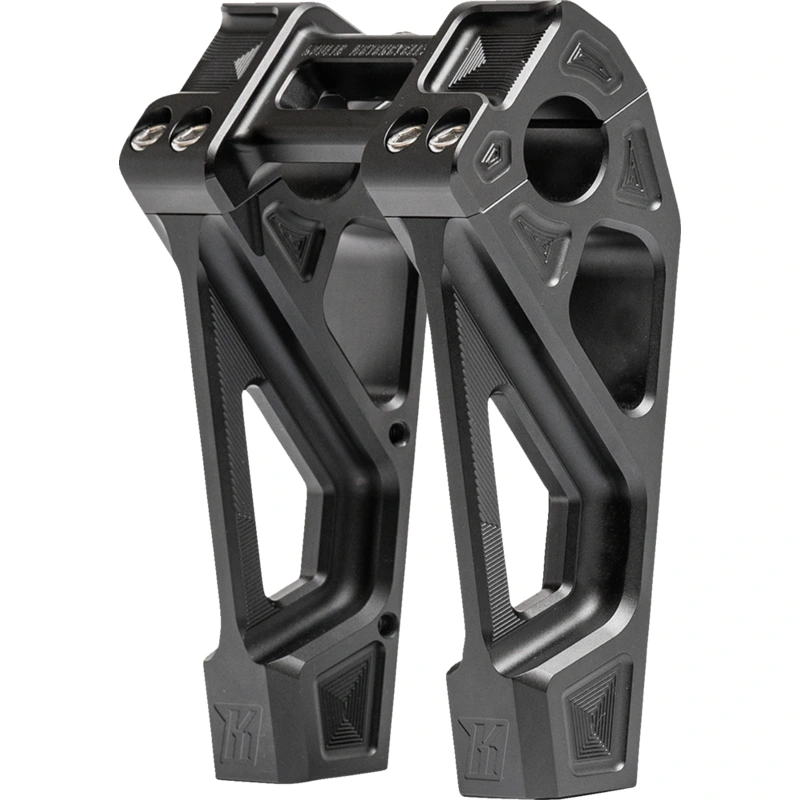 KODLIN USA FASTBACK RISERS INCLUDES CLAMPS 6″ – BLACK