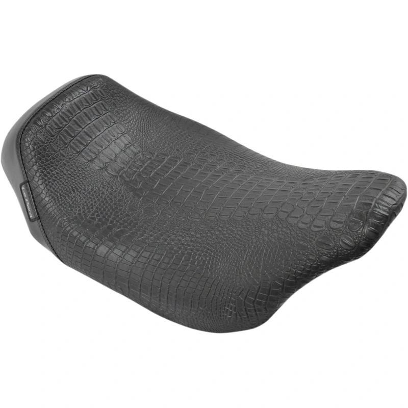 LE PERA Bare Bones Solo Seat – Croc – Black – ’08-’23 TOURING