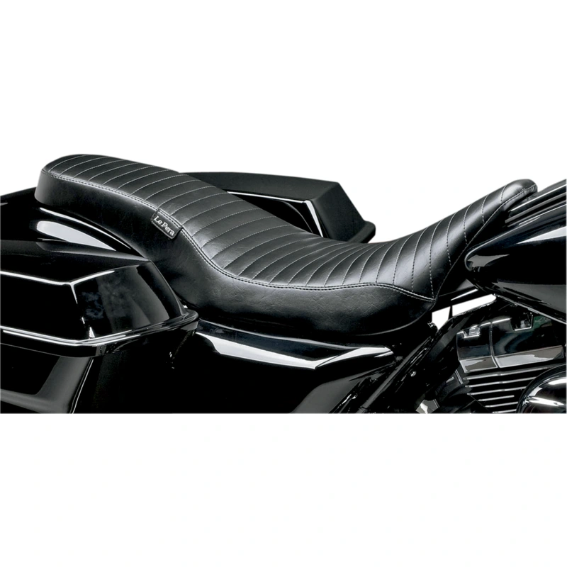 LE PERA Cobra Full-Length Seat – Pleated – Black – ’08-’23 TOURING