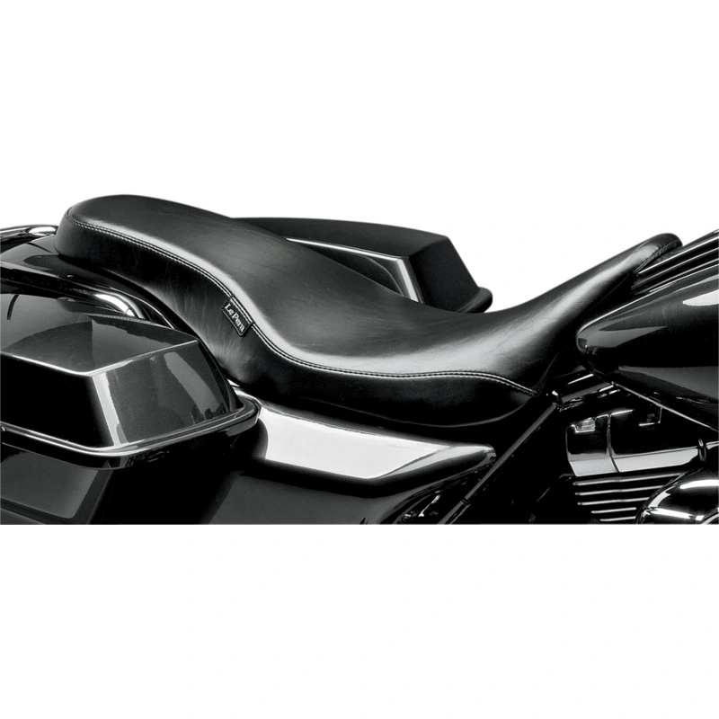 LE PERA Cobra Full-Length Seat – Smooth – Black – ’08-’23 TOURING